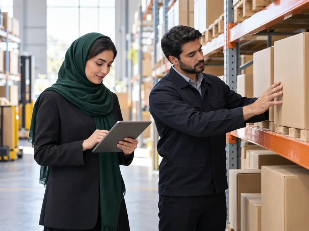 شمارش موجودی انبار توسط حسابرس